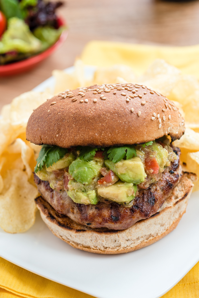 Blog for Spicy Turkey Burger with Avocado Shallot Relish