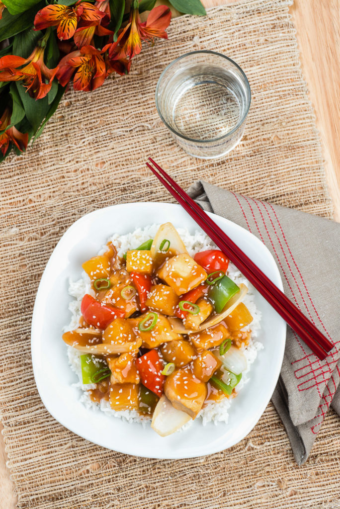 Easy Slow Cooker Sweet and Sour Chicken