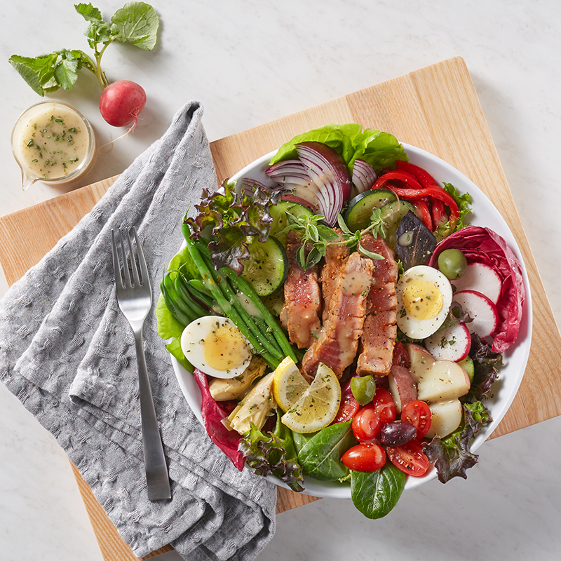 Nicoise Salad with grilled tuna
