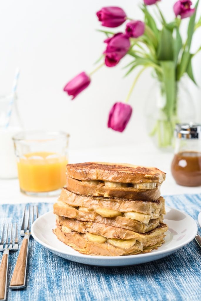 Banana Stuffed French Toast