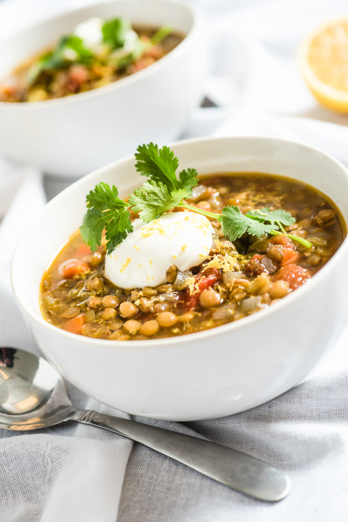 Slow Cooker Vegetarian Lentil Soup