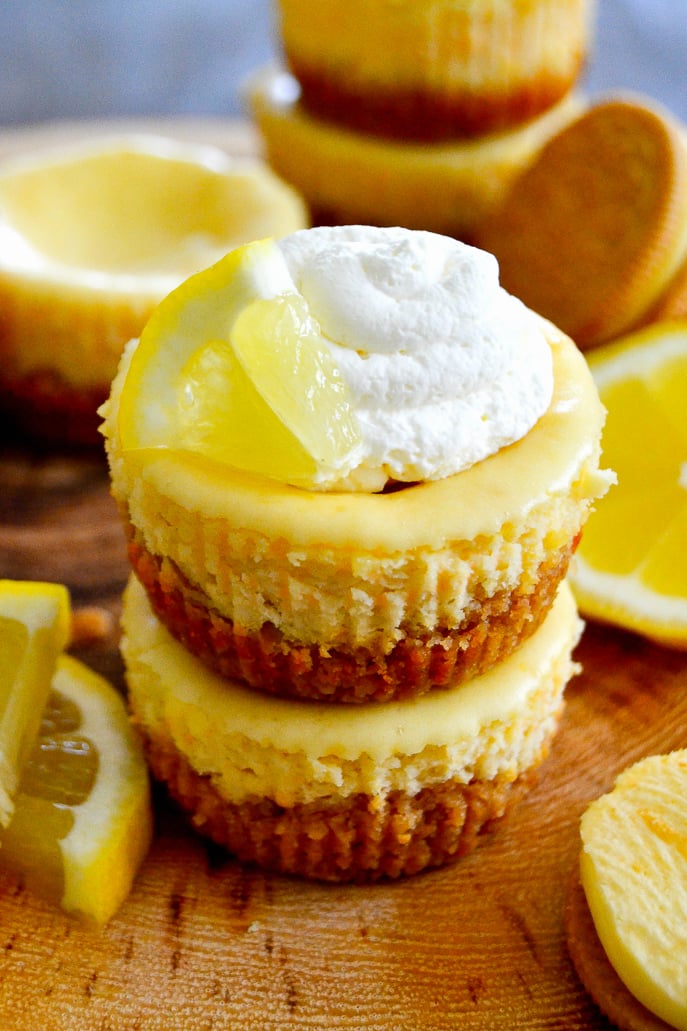 Center Stage: Mini Lemon Cheesecakes with The Domestic Rebel