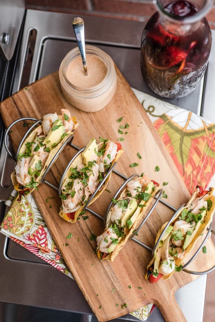 Grilled Tequila Lime Shrimp Tacos