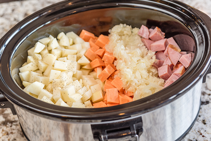 Hearty Slow Cooker Recipes: Loaded Potato and Ham Soup
