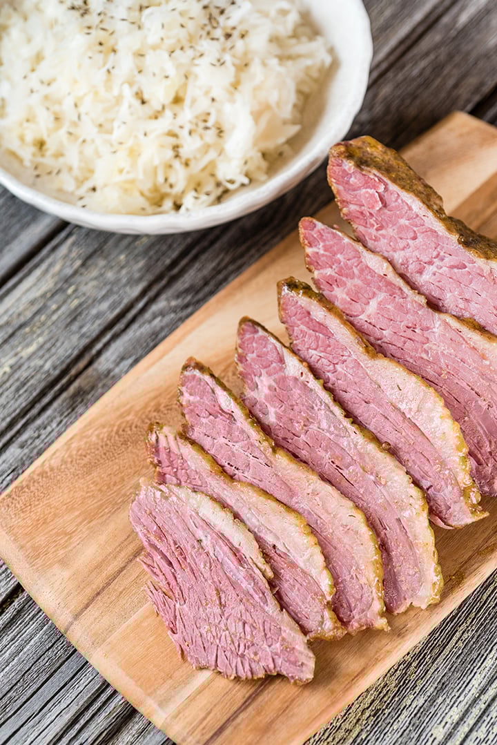 Slow Cooker Mustard Glazed Corned Beef