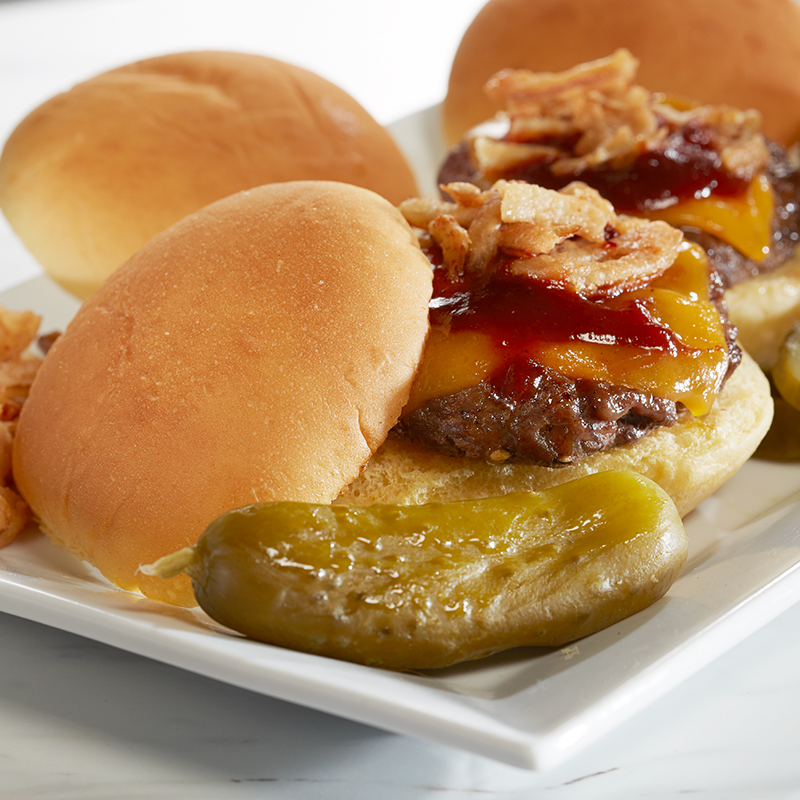 Air Fryer Mini BBQ Burger Sliders