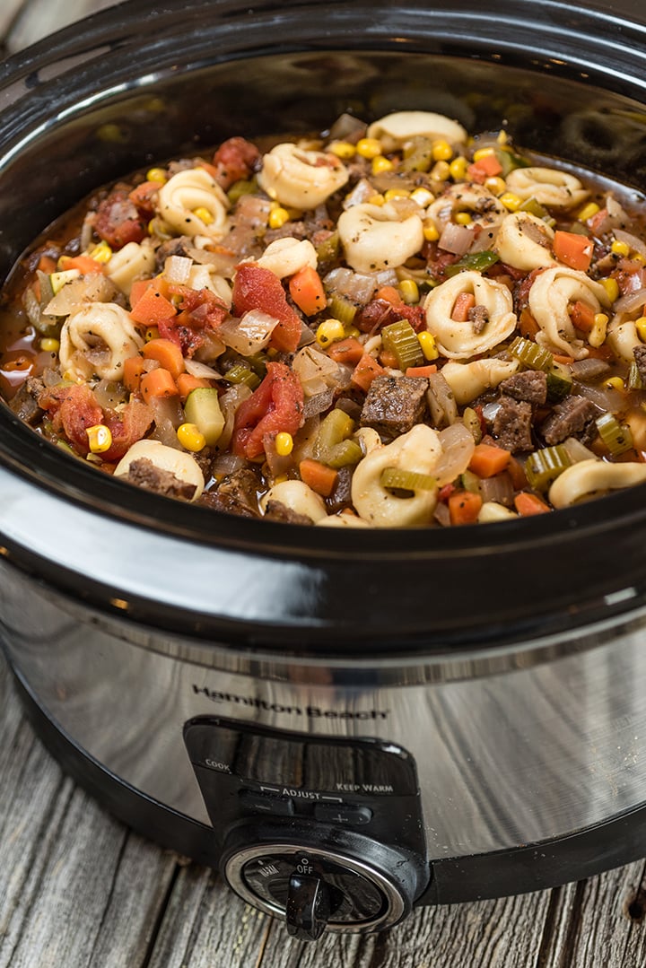 Blog for Slow Cooker Sausage and Tortellini Stew