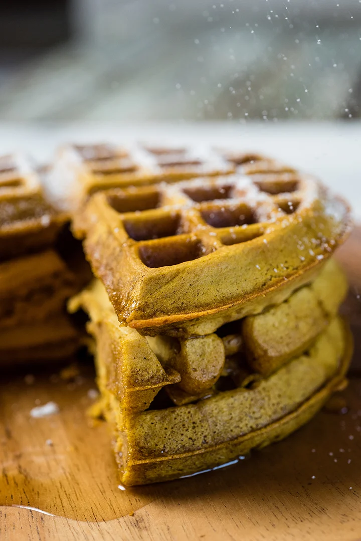 Stack them High: Holiday Waffles