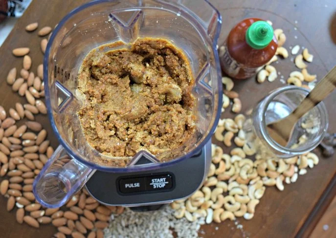 Center Stage: Smoky Sriracha Six Seed & Nut Butter from The Fit Fork