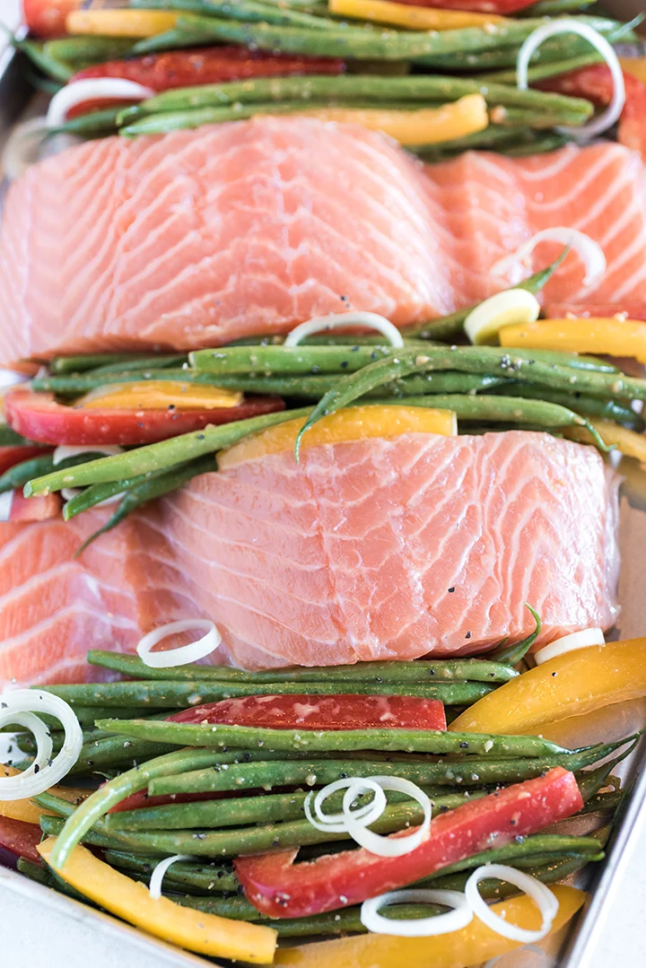 Blog for Sheet Pan Supper: Dijon Salmon with Green Beans