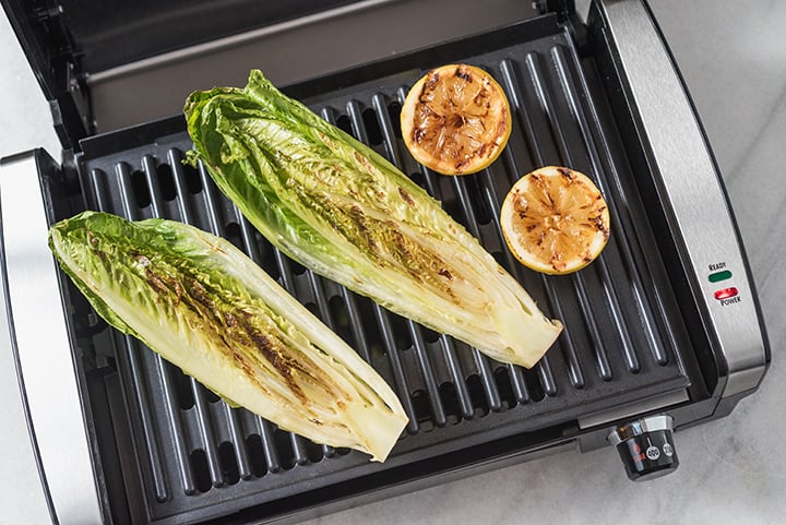 Grilled Greens: Grilled Romaine Caesar