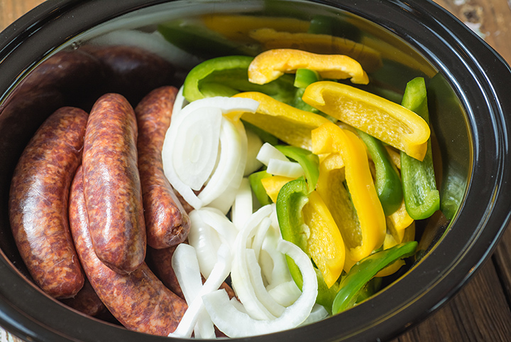 Blog for Slow Cooker Sausage with Peppers &#038; Onions