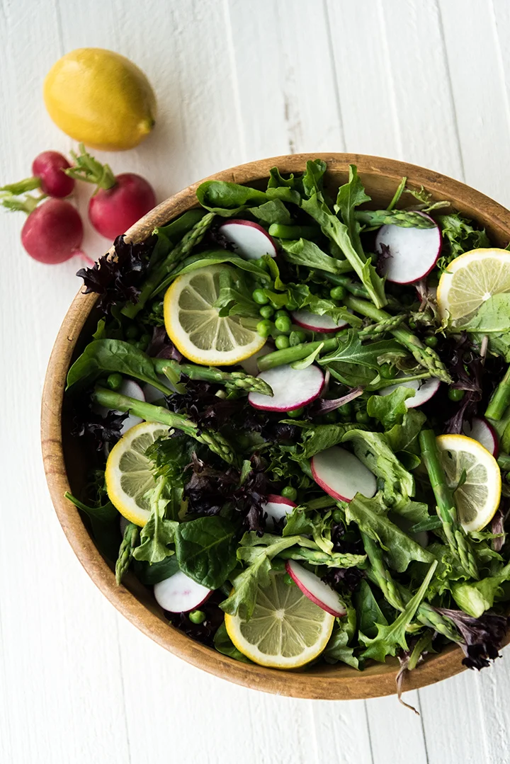 Blog for Spring Green Salad with Radishes