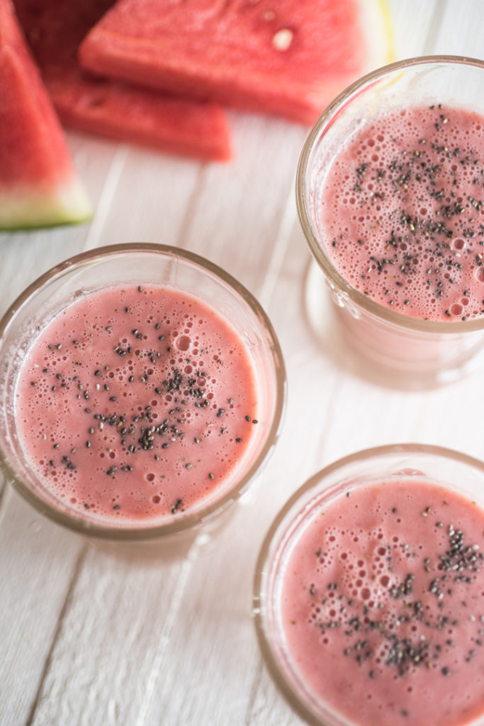Raspberry Watermelon Smoothie