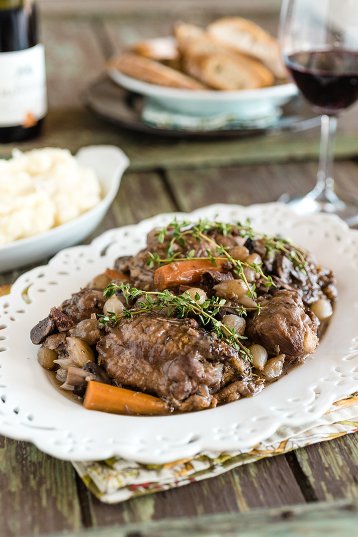 Slow Cooker Coq au Vin