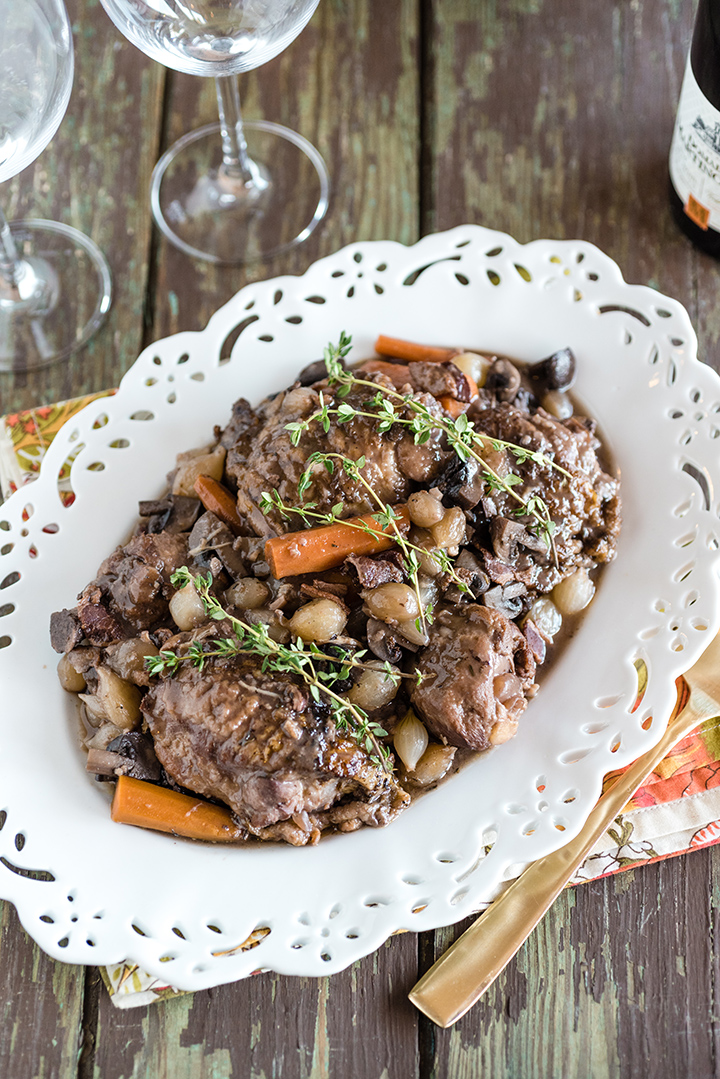 Slow Cooker Coq au Vin