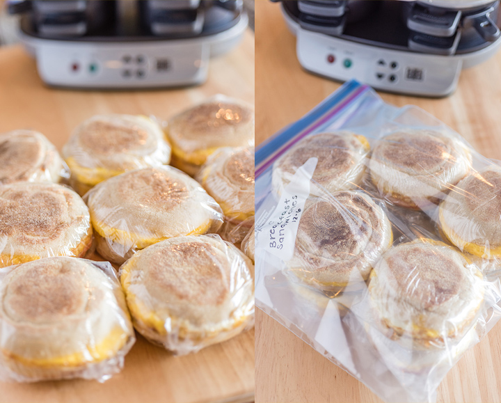 Frozen to Fabulous MakeAhead Breakfast Sandwiches