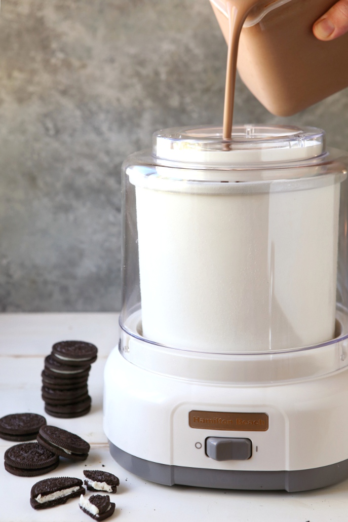 Center Stage: Mocha Cookies and Cream Ice Cream with Completely Delicious